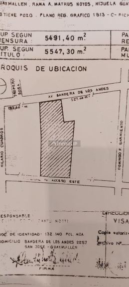 Terreno en Venta en Guaymallen, Mendoza