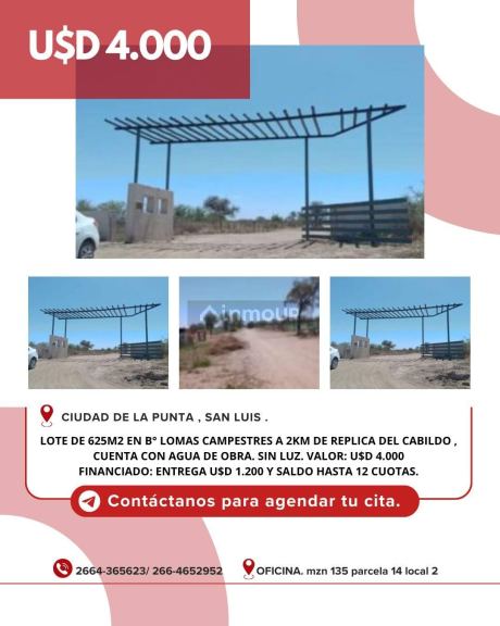 Lote en Venta en La Punta, San Luis