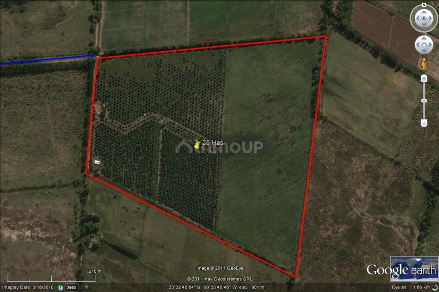 Campo en Venta en Tunuyan, Mendoza