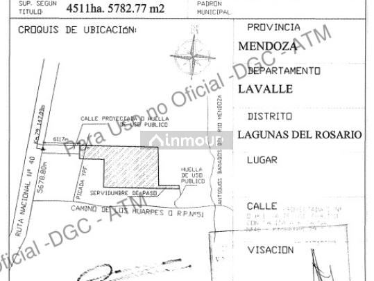 Campo en Venta en Lavalle, Mendoza