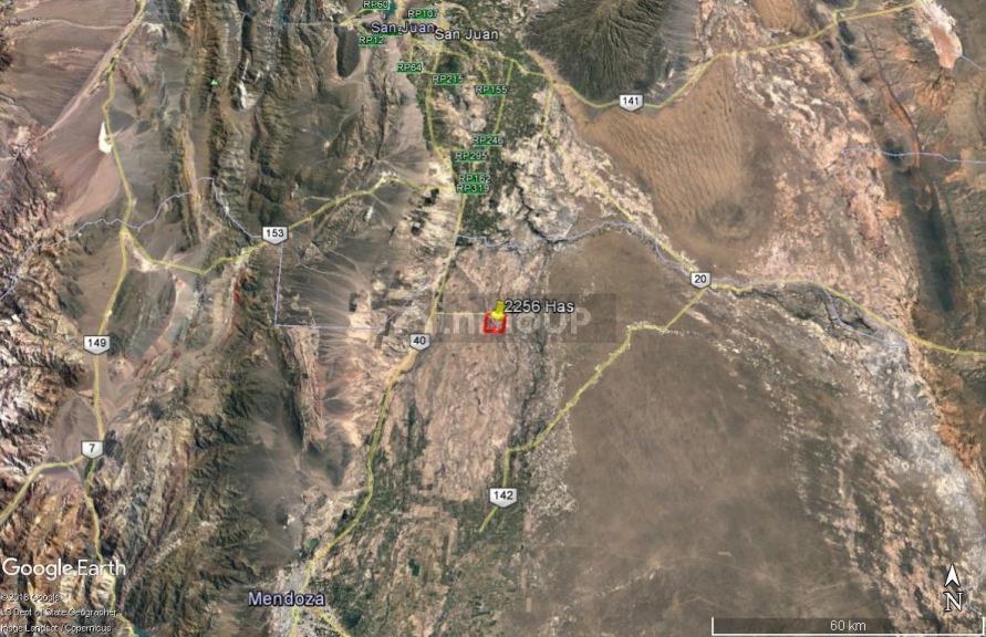 Campo en Venta en Lavalle, Mendoza