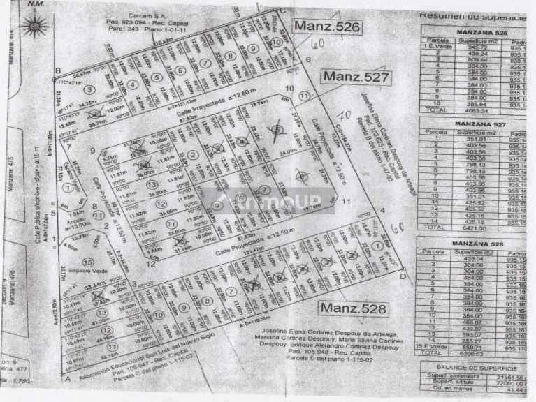 Lote en Venta en Juan Martín de Pueyrredón, San Luis