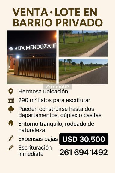 Lote en Venta en Capital, Mendoza
