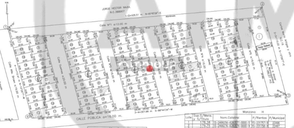Lote en Venta en Tunuyan, Mendoza