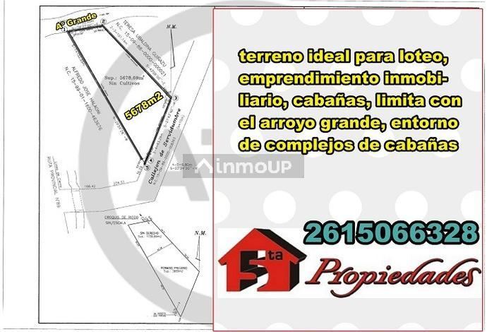 Terreno en Venta en Tunuyan, Mendoza
