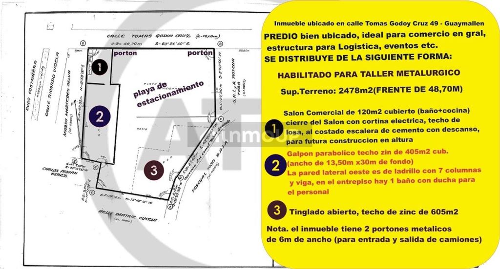 Terreno en Venta en Guaymallen, Mendoza