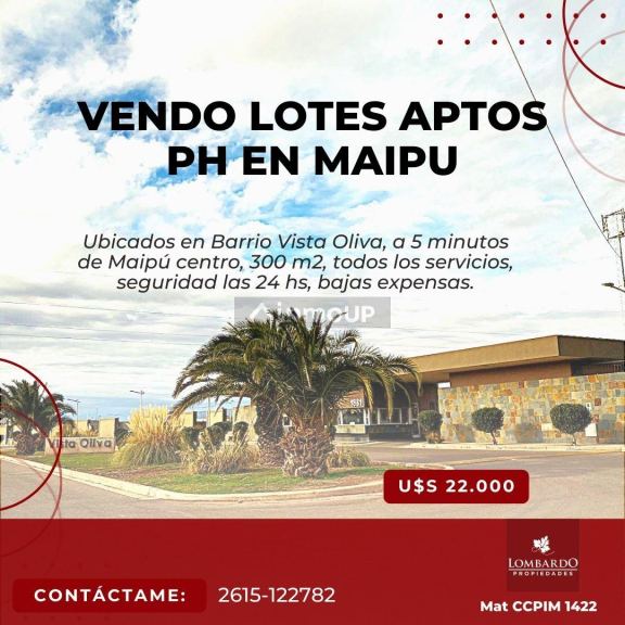 Lote en Venta en Maipu, Mendoza