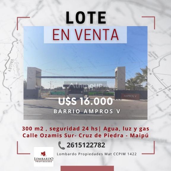 Lote en Venta en Maipu, Mendoza
