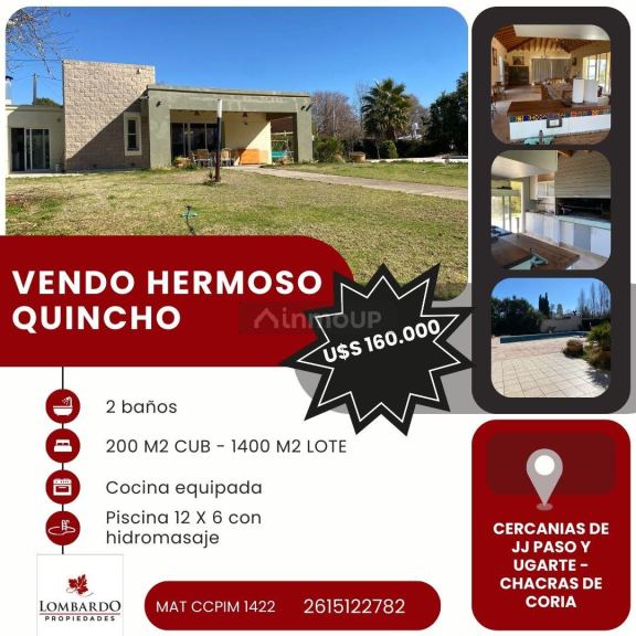 Casa Quinta en Venta en Lujan de Cuyo, Mendoza