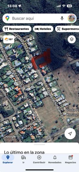 Terreno en Venta en Juana Koslay, San Luis