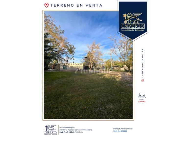 Lote en Venta en Capital, San Juan
