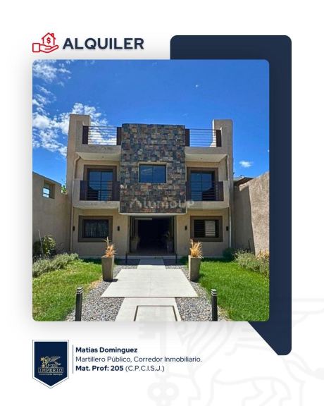 Departamento en Alquiler en Capital, San Juan