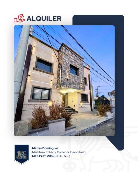 Departamento en Alquiler en Capital, San Juan