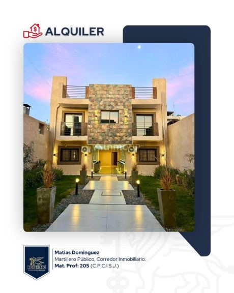 Departamento en Alquiler en Capital, San Juan