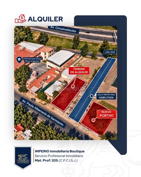 Lote en Alquiler en Capital, San Juan