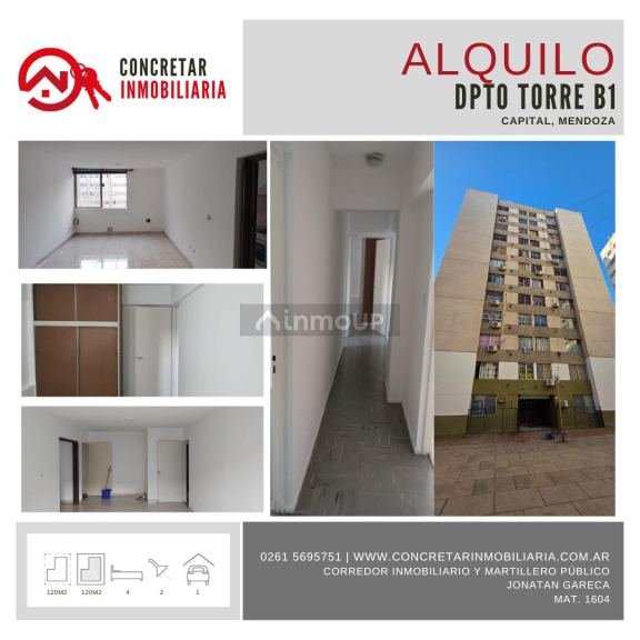 Departamento en Alquiler en Capital, Mendoza