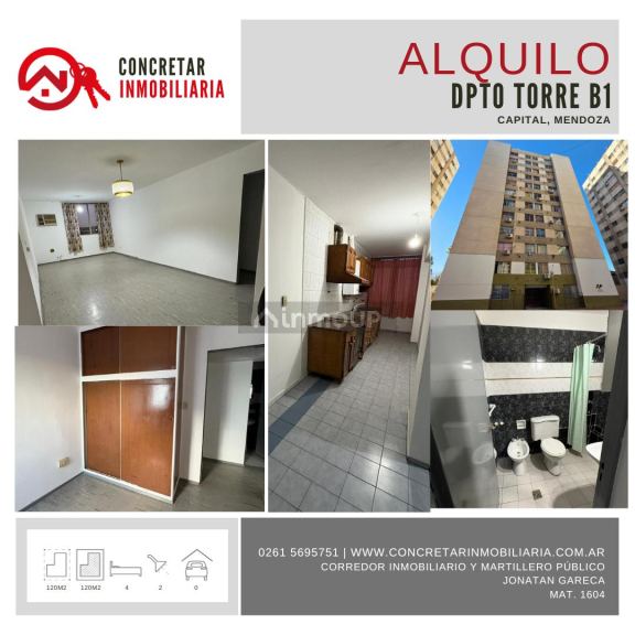 Departamento en Alquiler en Capital, Mendoza